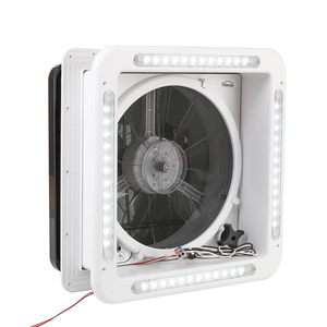 Brown advanced roof vent fan with leds（C16-2226-L-Pafessa）