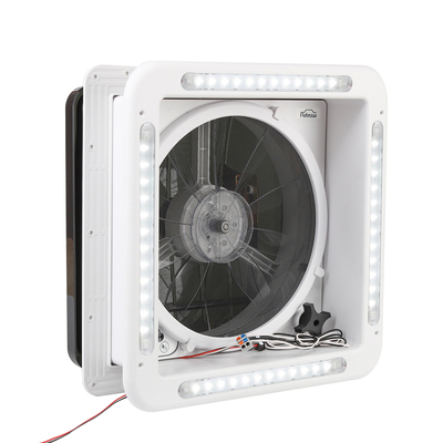 Brown advanced roof vent fan with leds（C16-2226-L-Pafessa）